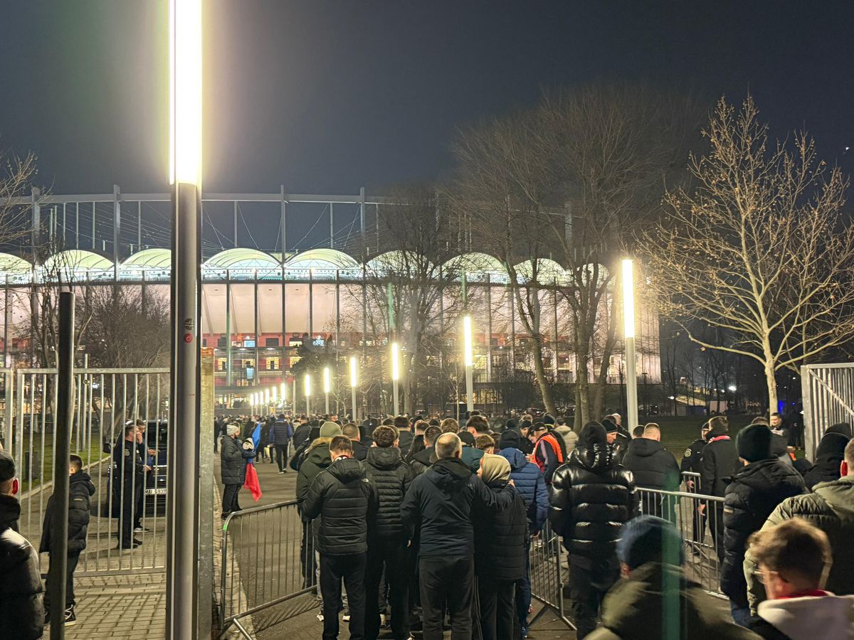 FCSB - Manchester United, imagini dinaintea partidei