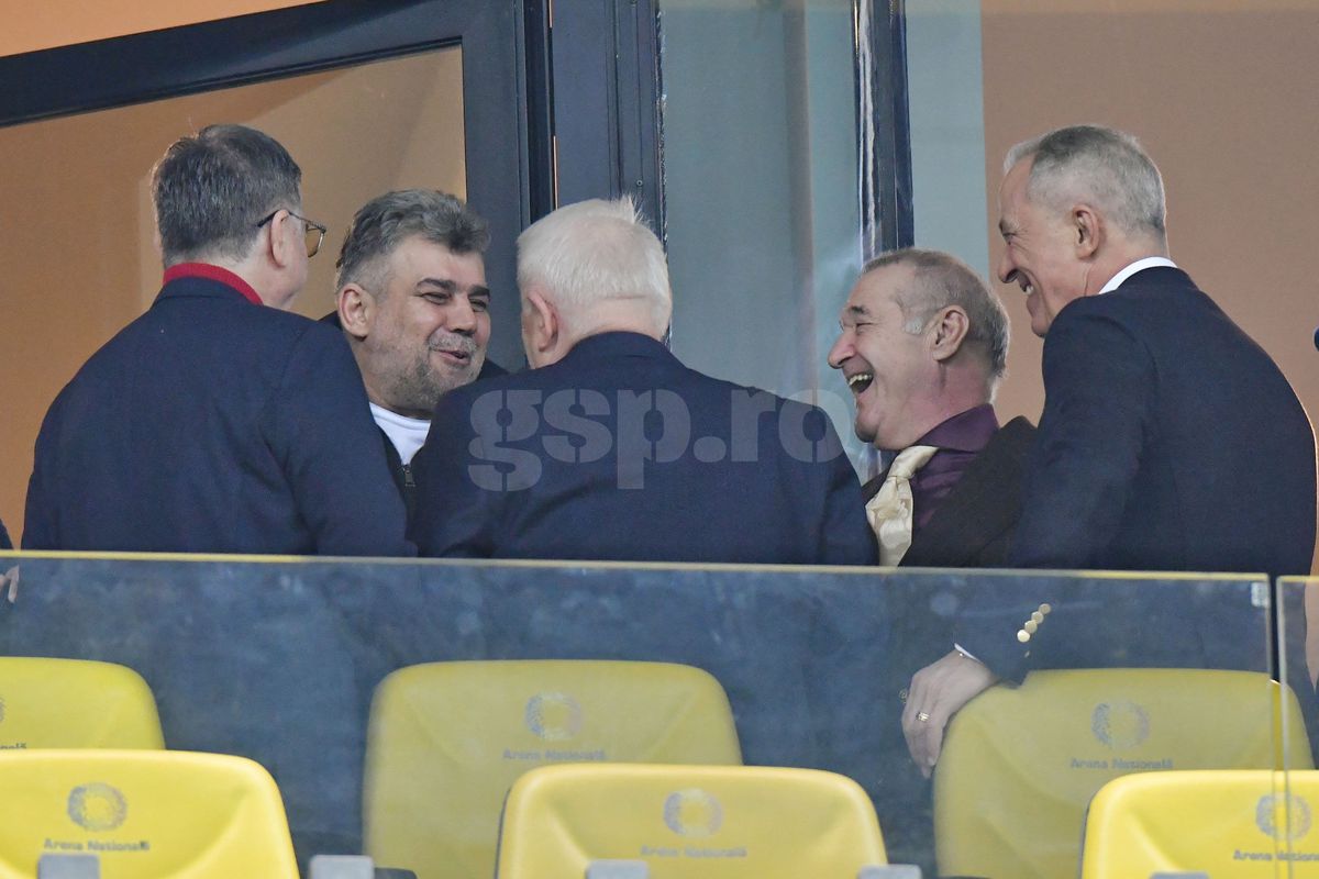 Oaspete special în loja lui Gigi Becali, la FCSB - Manchester United » Cum l-au surprins fotoreporterii GSP