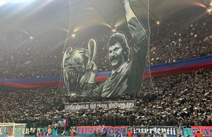 FCSB - Manchester United. Arena Națională, plină ochi: au acoperit și scările! » Scenografie impresionantă in memoriam Helmut Duckadam: „Legendele nu mor niciodată”