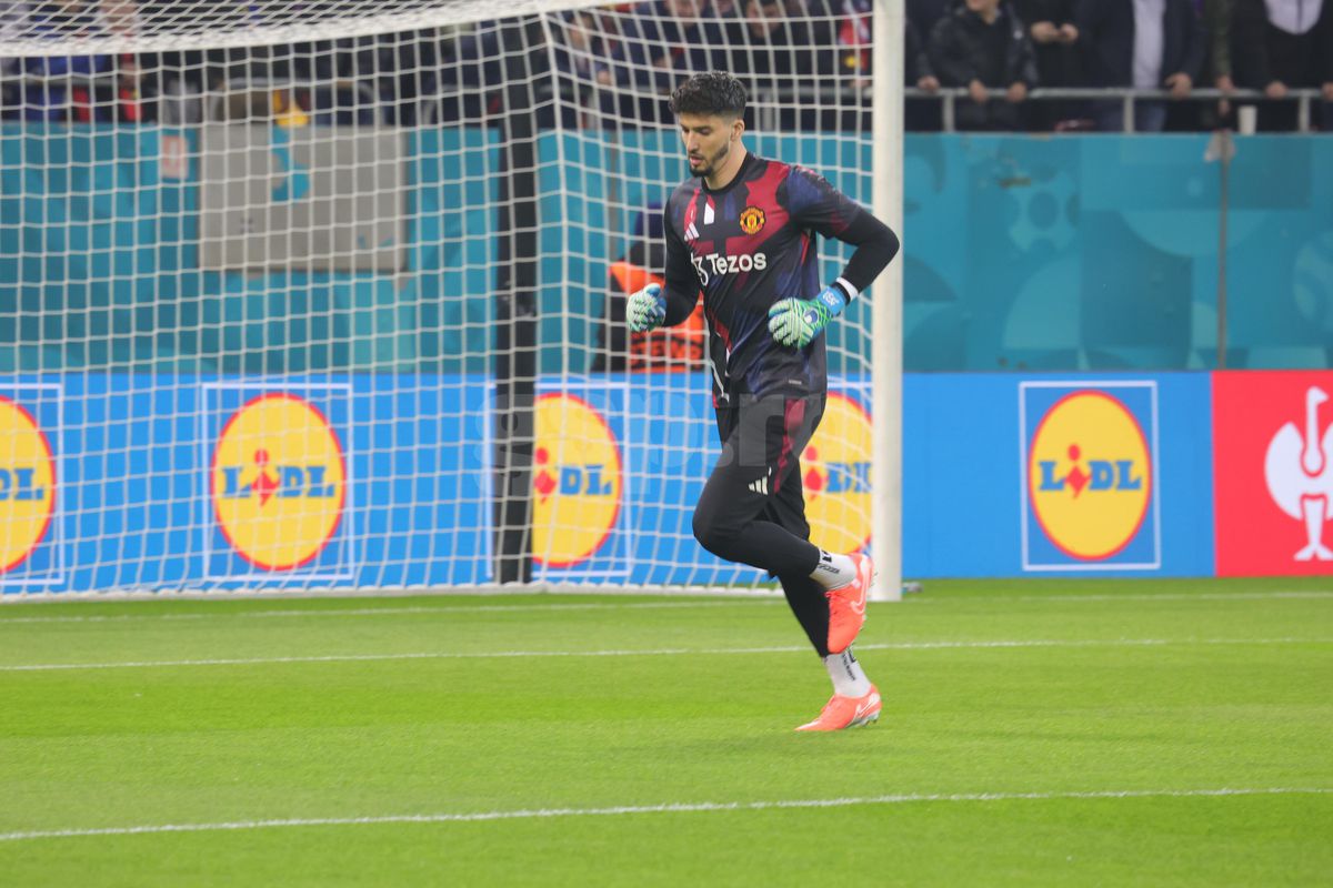 FCSB - Manchester United, imagini de la încălzire