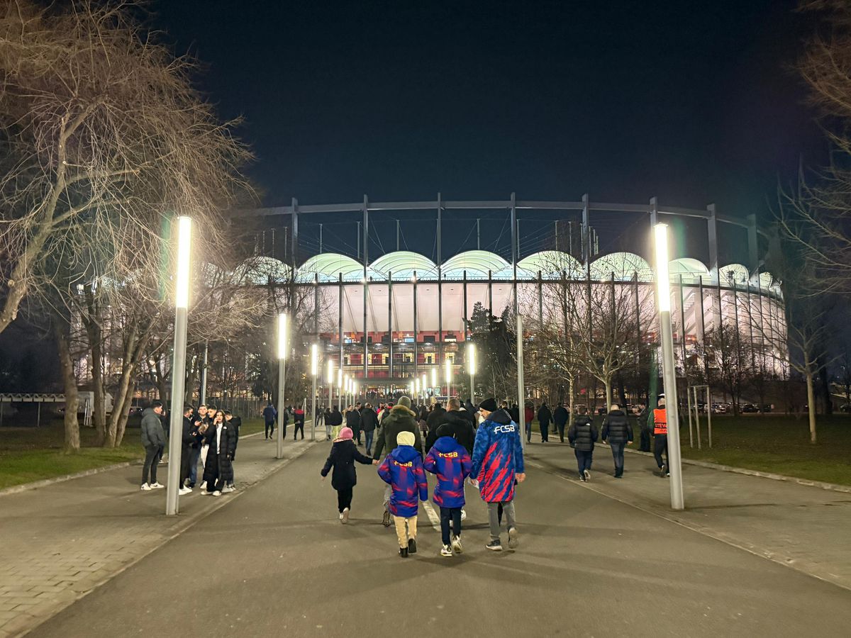 FCSB - Manchester United, imagini dinaintea partidei