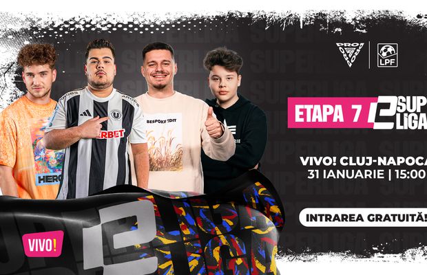 eSuperliga, campionatul virtual de fotbal de EA FC,  revine la Cluj-Napoca