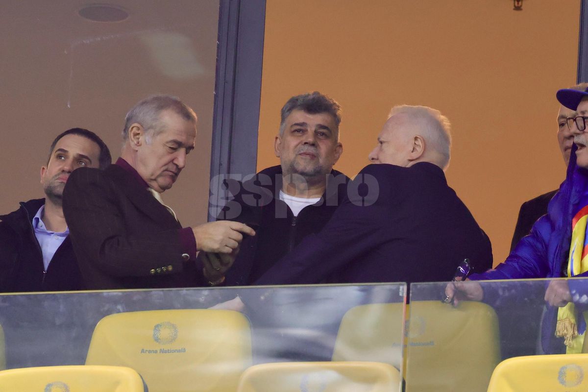 Oaspete special în loja lui Gigi Becali, la FCSB - Manchester United » Cum l-au surprins fotoreporterii GSP