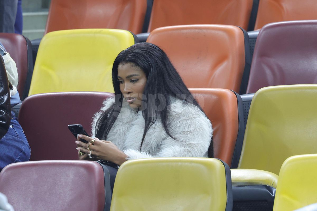 Mbali Malindi, iubita lui Siyabonga Ngezana, la meciul FCSB - Manchester United