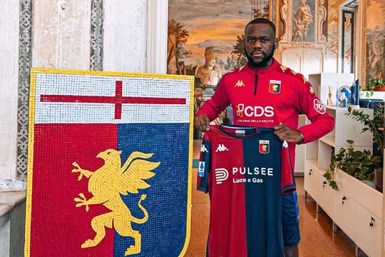 Jean Onana, noul jucător al celor de la Genoa, foto: Facebook @Genoa CFC