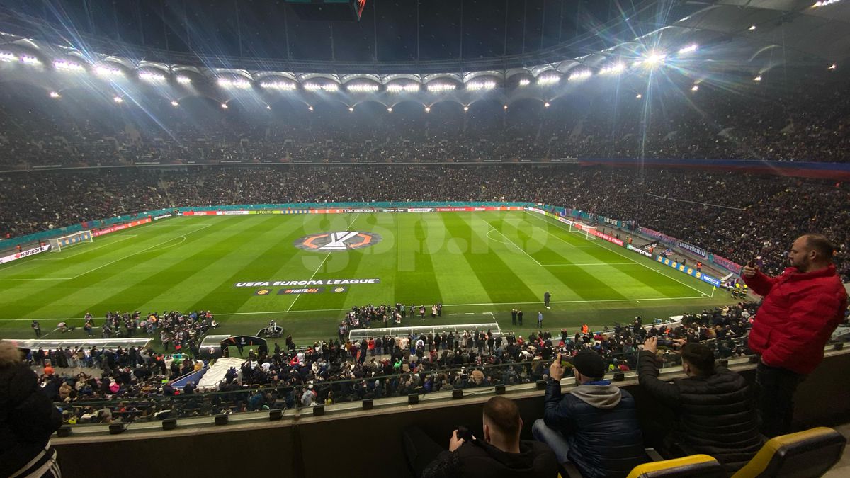 FCSB - Manchester United. Arena Națională, plină ochi: au acoperit și scările! » Scenografie impresionantă in memoriam Helmut Duckadam: „Legendele nu mor niciodată”