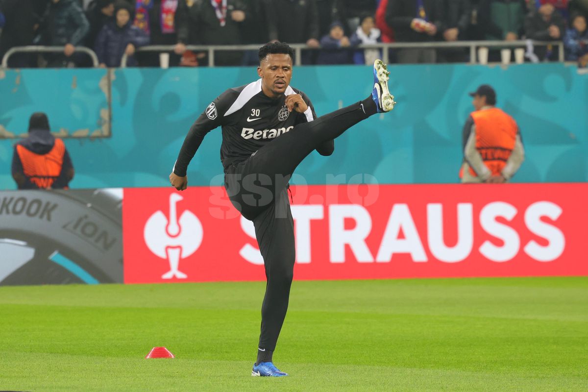 FCSB - Manchester United, imagini de la încălzire