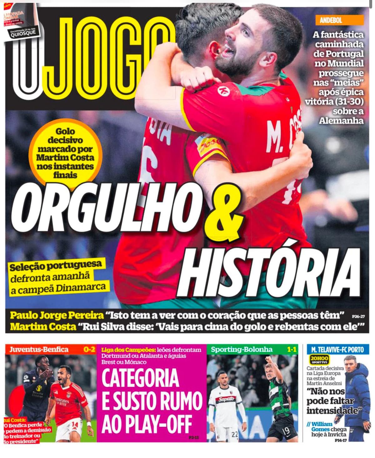 Portugalia, în semifinale la CM de handbal masculin