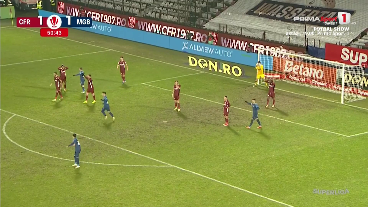 Gafa Mihai Popa în CFR Cluj - Metaloglobus