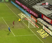 Mihai Popa, gafă monumentală în CFR Cluj - Metaloglobus. Captură Prima Sport 1