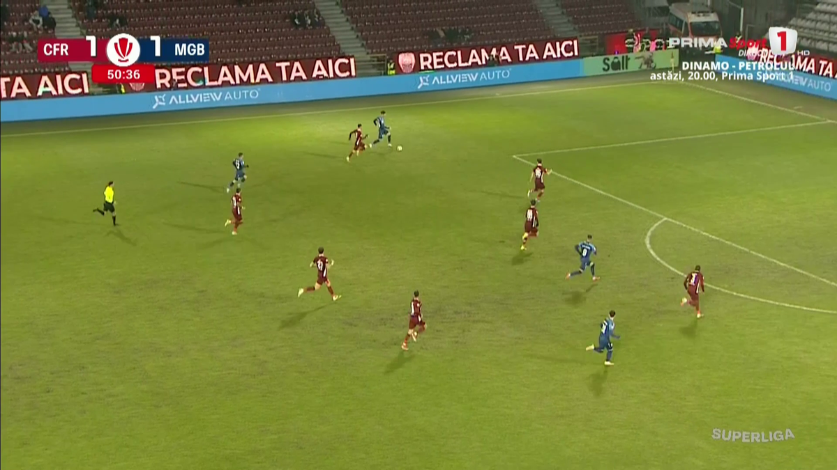 Gafa Mihai Popa în CFR Cluj - Metaloglobus