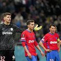 Amenințat că va fi scos din echipa de start, Ștefan Târnovanu a apărat foarte bine în partida cu Fenerbahce, scor 1-1 / FOTO: Cristi Preda (GSP.ro)