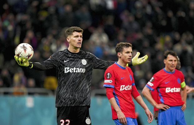 Plecarea lui Ștefan Târnovanu de la FCSB, discutată de impresar: „Problema asta este”