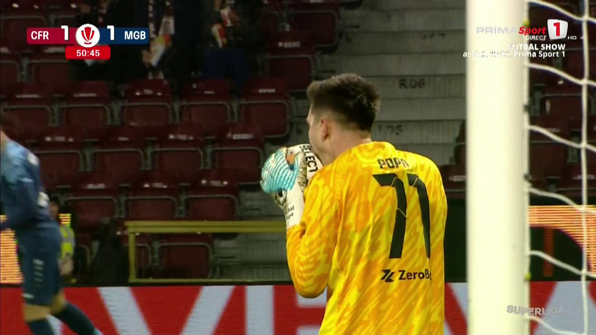 Gafa Mihai Popa în CFR Cluj - Metaloglobus