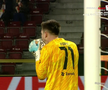 Mihai Popa, gafă monumentală în CFR Cluj - Metaloglobus. Captură Prima Sport 1