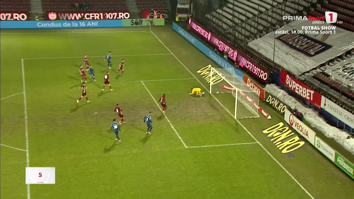 Gafa Mihai Popa în CFR Cluj - Metaloglobus