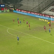 Mihai Popa, gafă monumentală în CFR Cluj - Metaloglobus. Captură Prima Sport 1