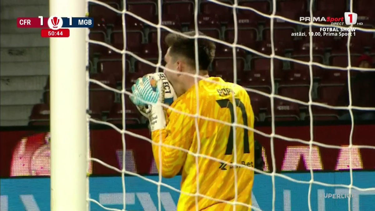 Gafa Mihai Popa în CFR Cluj - Metaloglobus