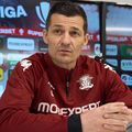 Costel Gâlcă la conferința de presă înainte de meciul Rapid - U Cluj, foto: Imago