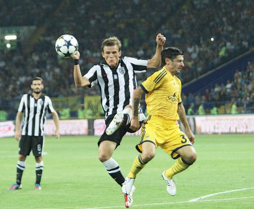 Costin Lazăr, în tricoul lui PAOK / FOTO: Imago