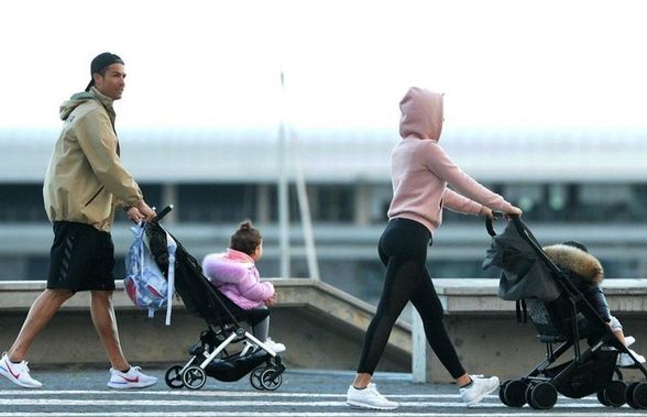 Cristiano Ronaldo, plimbare alături de iubită și de copii, în plină pandemie de COVID-19. Cum au reacționat când un fan i-a abordat