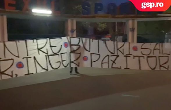 VIDEO Peluza Sud Steaua i-a adus un ultim omagiu lui Martin Tudor, în fața arenei din Ghencea