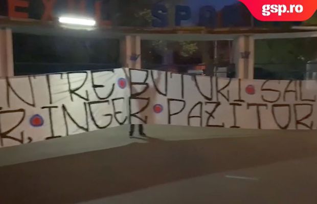 VIDEO Peluza Sud Steaua i-a adus un ultim omagiu lui Martin Tudor, în fața arenei din Ghencea