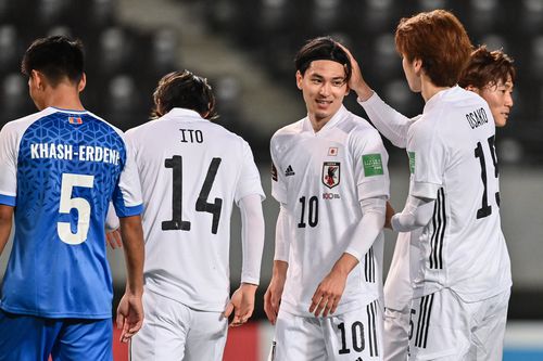 Japonia a reușit scorul calificărilor pentru Campionatul Mondial din Qatar, 14-0 împotriva Mongoliei.