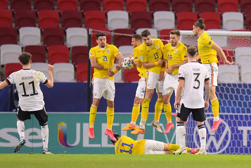 În minutul 74 al meciului Germania - România, la scorul de 0-0, nemții au ratat un penalty prin Lukas Nmecha (22 de ani, atacant).