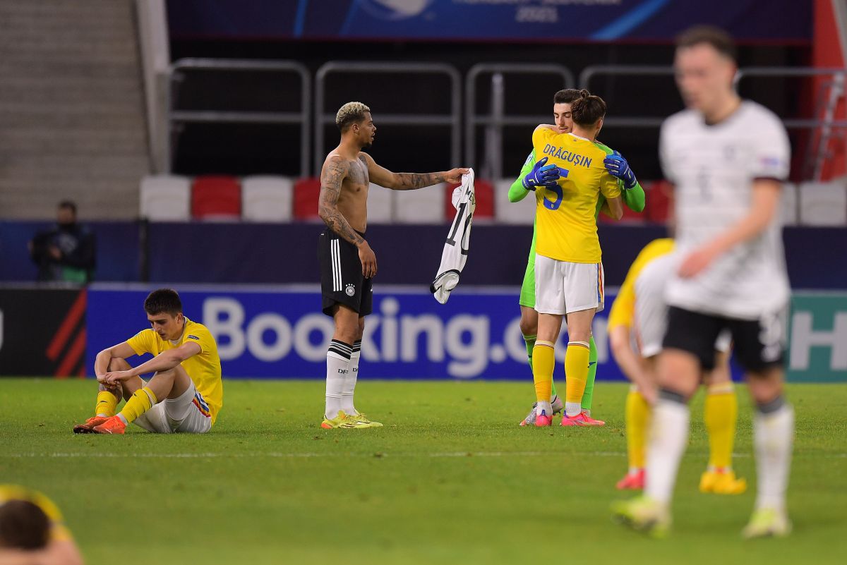 Tristețe fără margini » Imagini emoționante surprinse de fotoreporterul GSP: „tricolorii”, îmbărbătați de fotbaliștii nemți