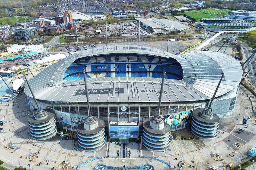 Stadionul lui Manchester City se transformă spectaculos. Foto: Getty Images