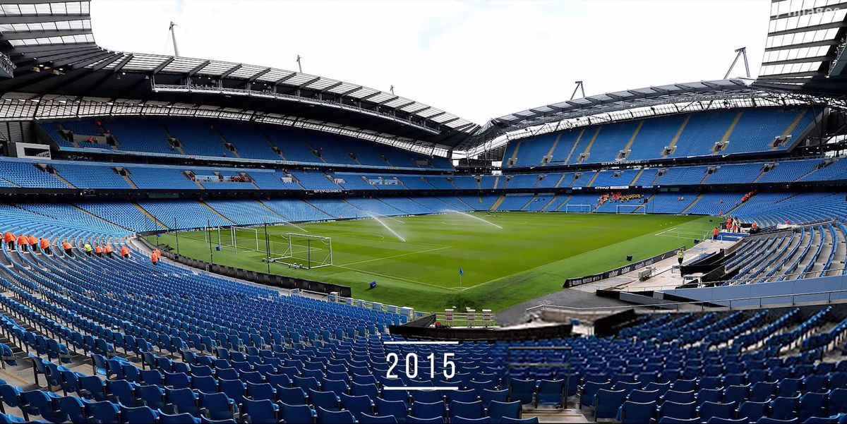 Cum a evoluat arena lui Manchester City în ultimul deceniu