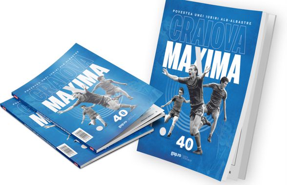 O revistă excepțională: „Craiova Maxima, povestea unei iubiri alb-albastre” » 148 de pagini PREMIUM într-un album istoric, care e de azi pe piață