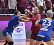 Rapid, victorie cu SCM Râmnicu Vâlcea » Momente de panică în final: Jovana Kovacevic s-a prăbușit pe parchet