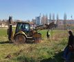 A început demolarea pe stadionul „Tineretului” din Craiova - imagine din 30 martie 2023 / Sursă foto: Facebook@ Universitatea Craiova