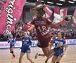 Rapid, victorie cu SCM Râmnicu Vâlcea » Momente de panică în final: Jovana Kovacevic s-a prăbușit pe parchet