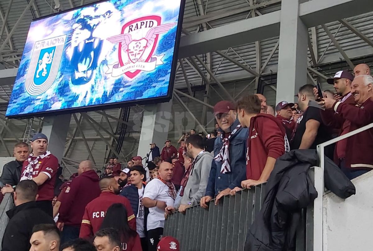 Ce a făcut Dan Șucu la finalul meciului care a spulberat șansele Rapidului la titlu » Reporterii GSP au oferit toate detaliile, pas cu pas, din deplasarea de la Craiova