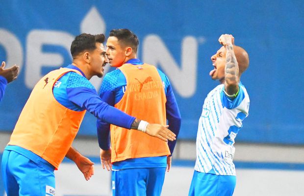 Cu Mitriță dirijor, Universitatea Craiova câștigă miraculos contra Rapidului » Oltenii devin principalii rivali la titlu pentru FCSB! Clasamentul play-off-ului ACUM