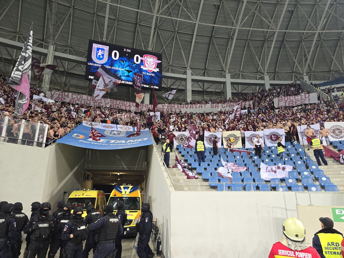 Papeau, declarații tari după Craiova - Rapid: „Parcă eram conduși cu 10 goluri. Nu înțeleg”