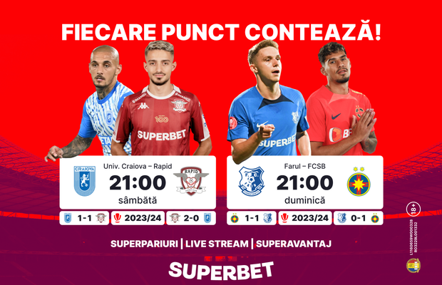 Weekend cu super dueluri în play-off!