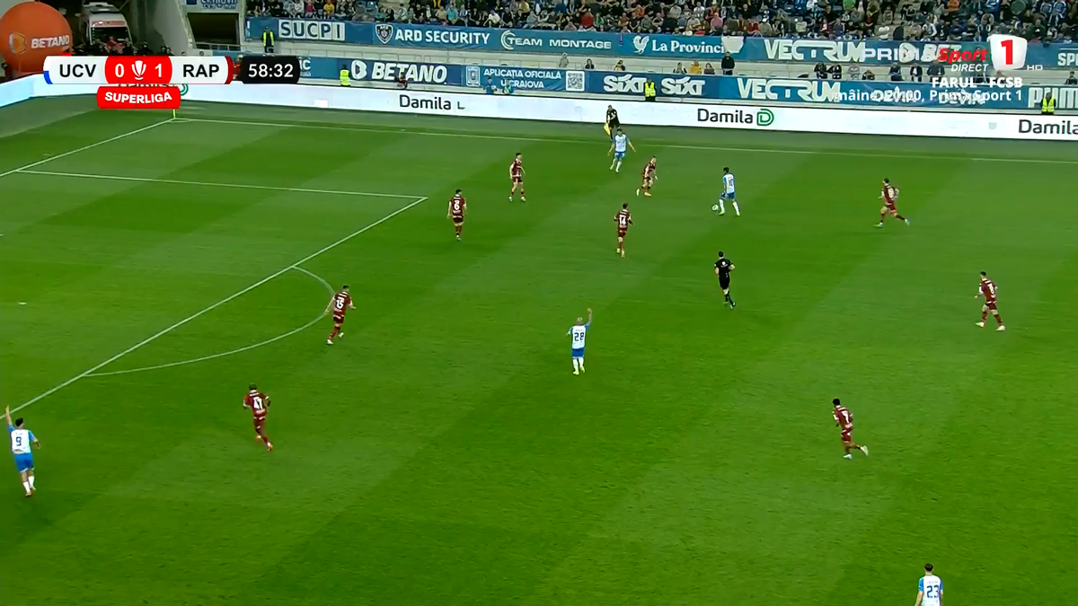 Golul lui Baiaram din Craiova - Rapid