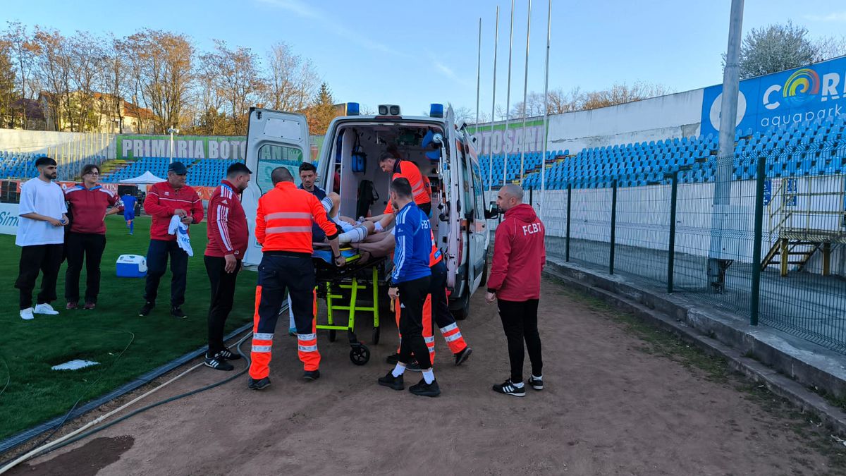 Andrei Miron, accidentat în Botoșani - Iași