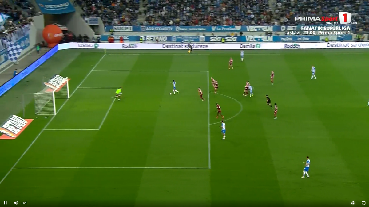 Golul lui Baiaram din Craiova - Rapid