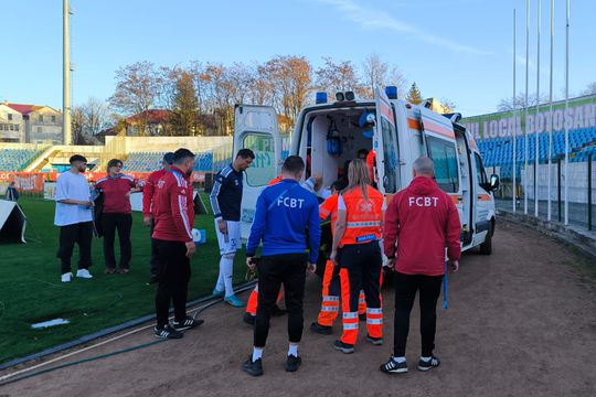Andrei Miron, accidentat în Botoșani - Iași / FOTO: Ionuț Tabultoc