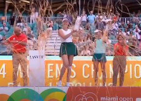 Istorie la Miami Open » „Fata locului”, aflată în ultimul an în tenis, a ridicat cel mai important trofeu al carierei