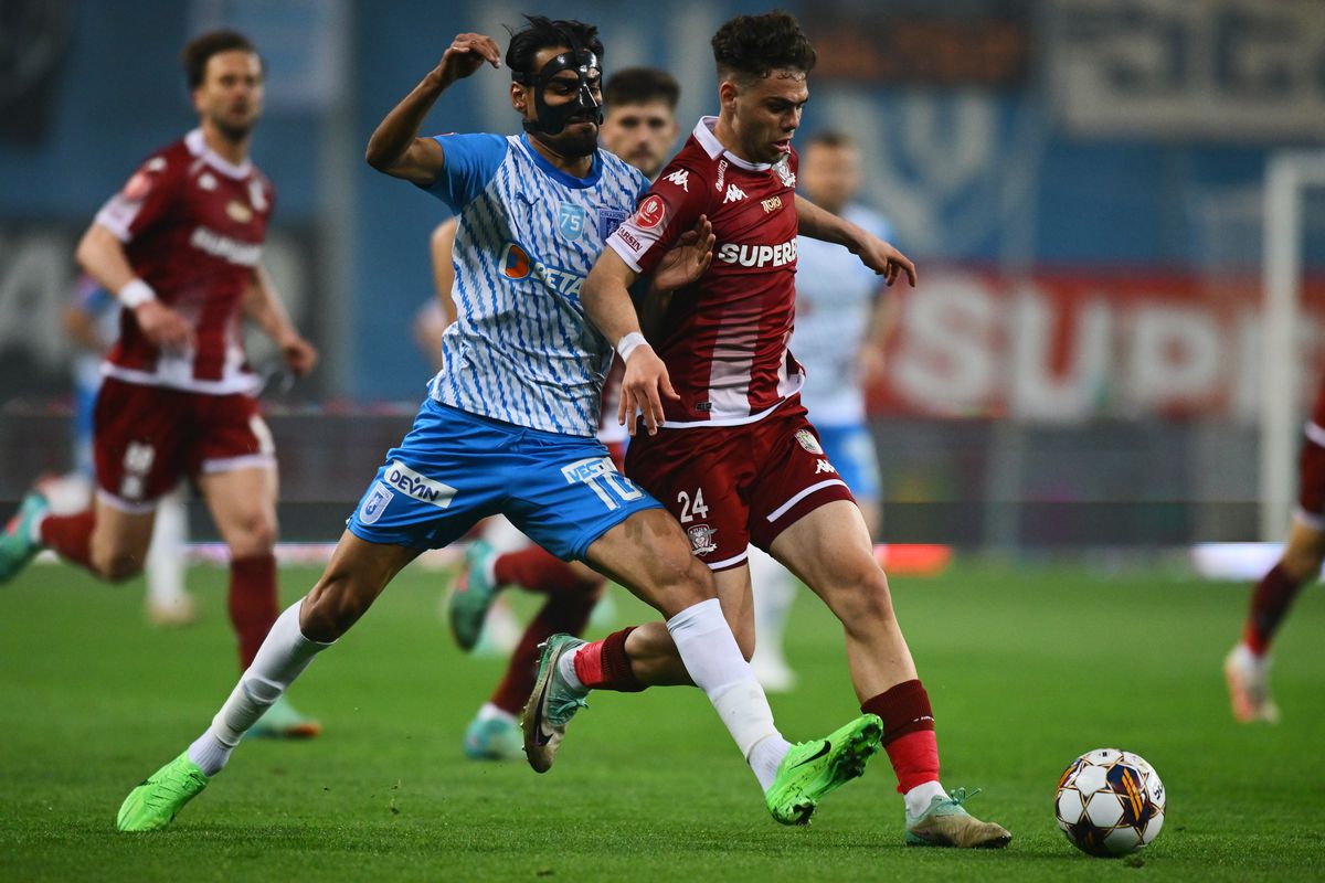 Universitatea Craiova - Rapid, imagini din meci, 30 martie 2024