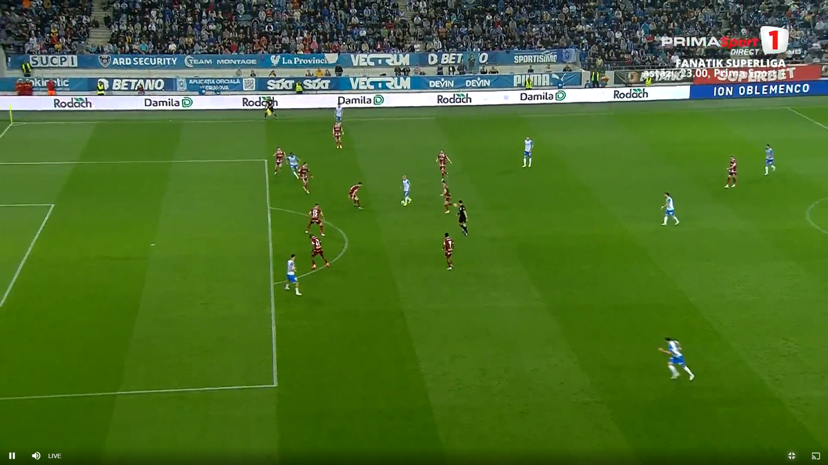 Golul lui Baiaram din Craiova - Rapid