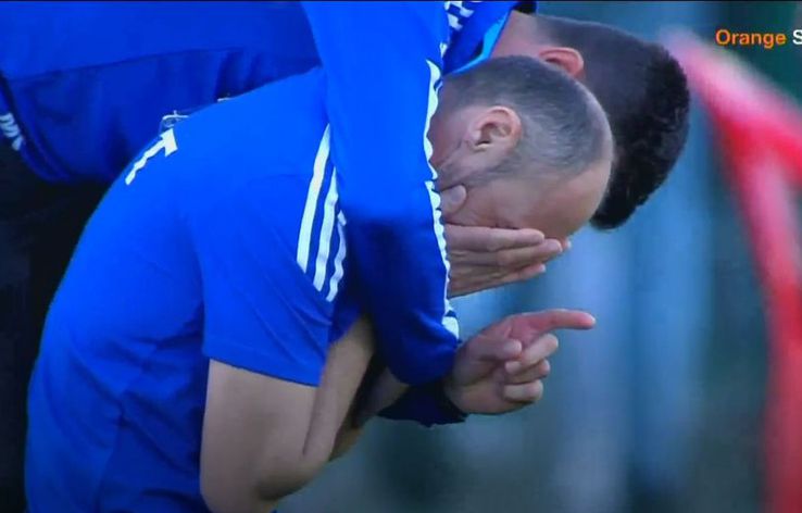Bogdan Andone, în lacrimi după FC Botoșani - Poli Iași / Captură TV @Orange Sport 1