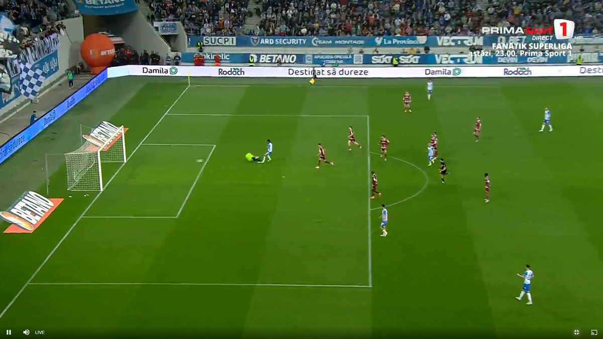 Golul lui Baiaram din Craiova - Rapid