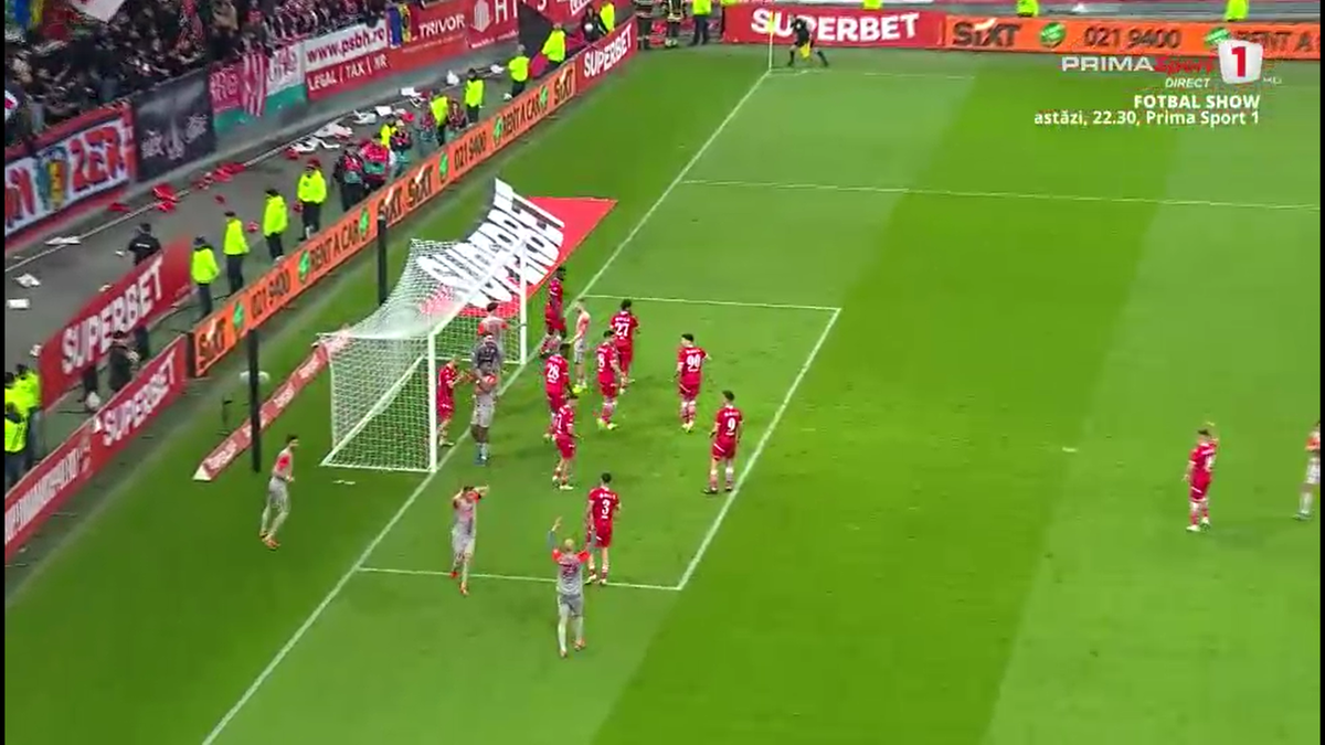 Fază controversată în Dinamo - FCSB